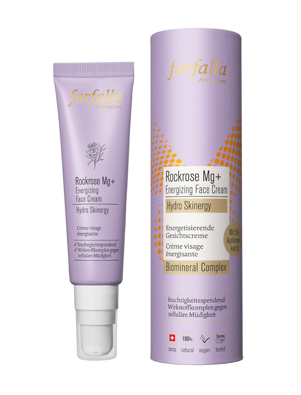 Farfalla Rockrose Mg+ Energizing Face Cream Hydro Skinergy 30ml 