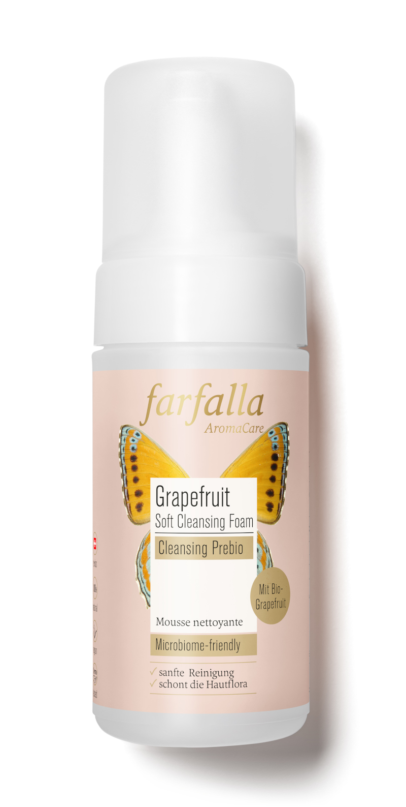 Farfalla Grapefruit Soft Cleansing Foam Cleansing Prebio 120ml
