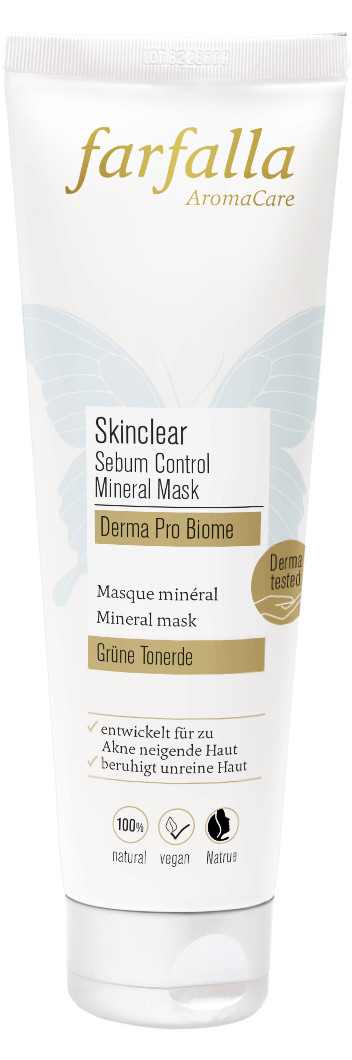 Farfalla Skinclear Sebum Control Mineral Mask Derma Pro Biome 50ml