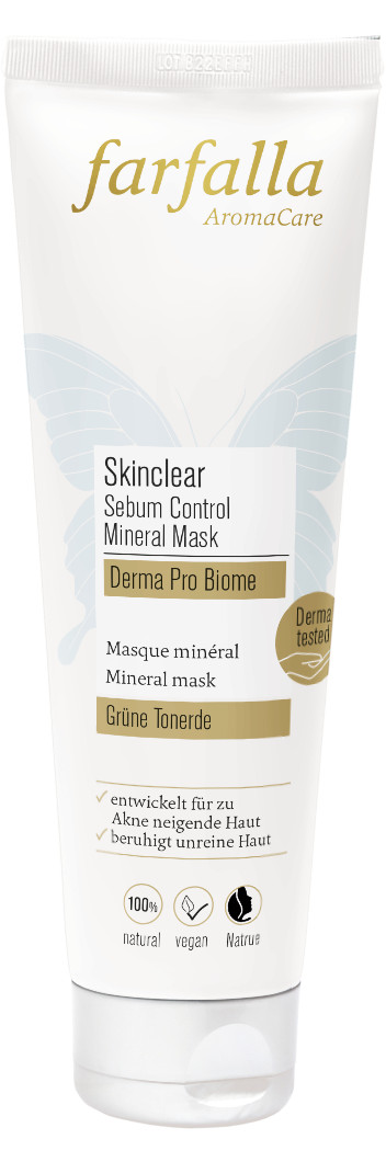 Farfalla Skinclear Sebum Control Mineral Mask Derma Pro Biome 50ml Farfalla Skinclear Sebum Control Mineral Mask Derma Pro Biome 50ml