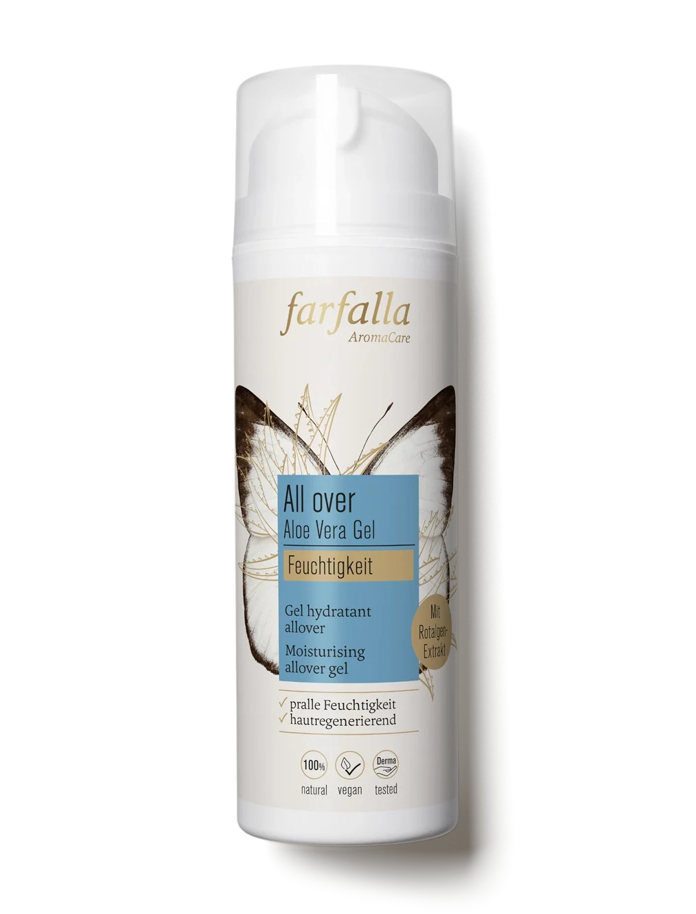 Farfalla Aloe Vera Allover-Gel 150ml feuchtigkeitsspendend