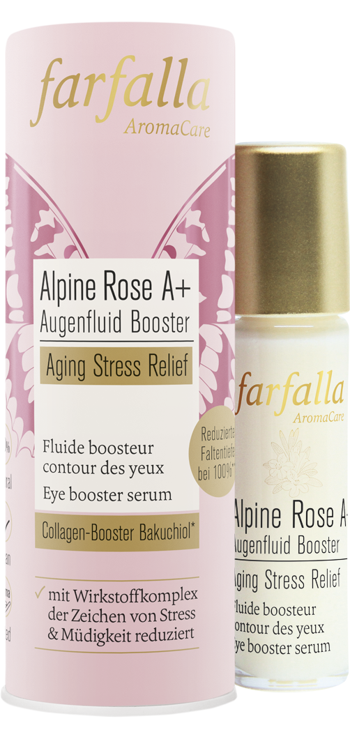Farfalla Alpine Rose A+ Augenfluid Booster Aging Stress Relief 10ml