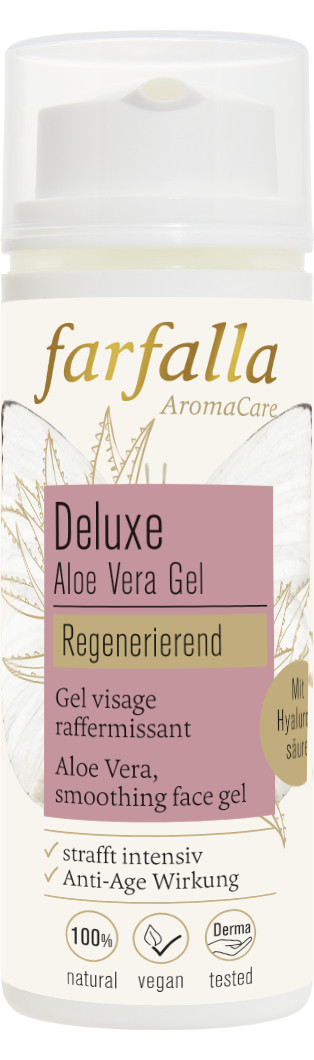 Farfalla Aloe Vera Deluxe Gesichtsgel 50ml regenerierend Farfalla Aloe Vera Deluxe Gesichtsgel 50ml regenerierend