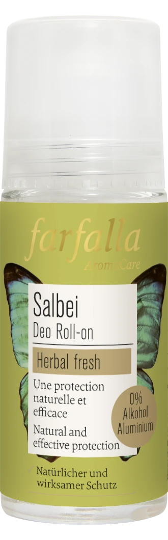 Farfalla Salbei Kräuterfrischer Deo Roll-on 50ml