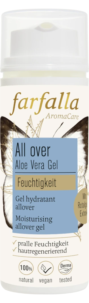 Farfalla Aloe Vera Allover-Gel 50ml feuchtigkeitsspendend Farfalla Aloe Vera Allover-Gel 50ml feuchtigkeitsspendend