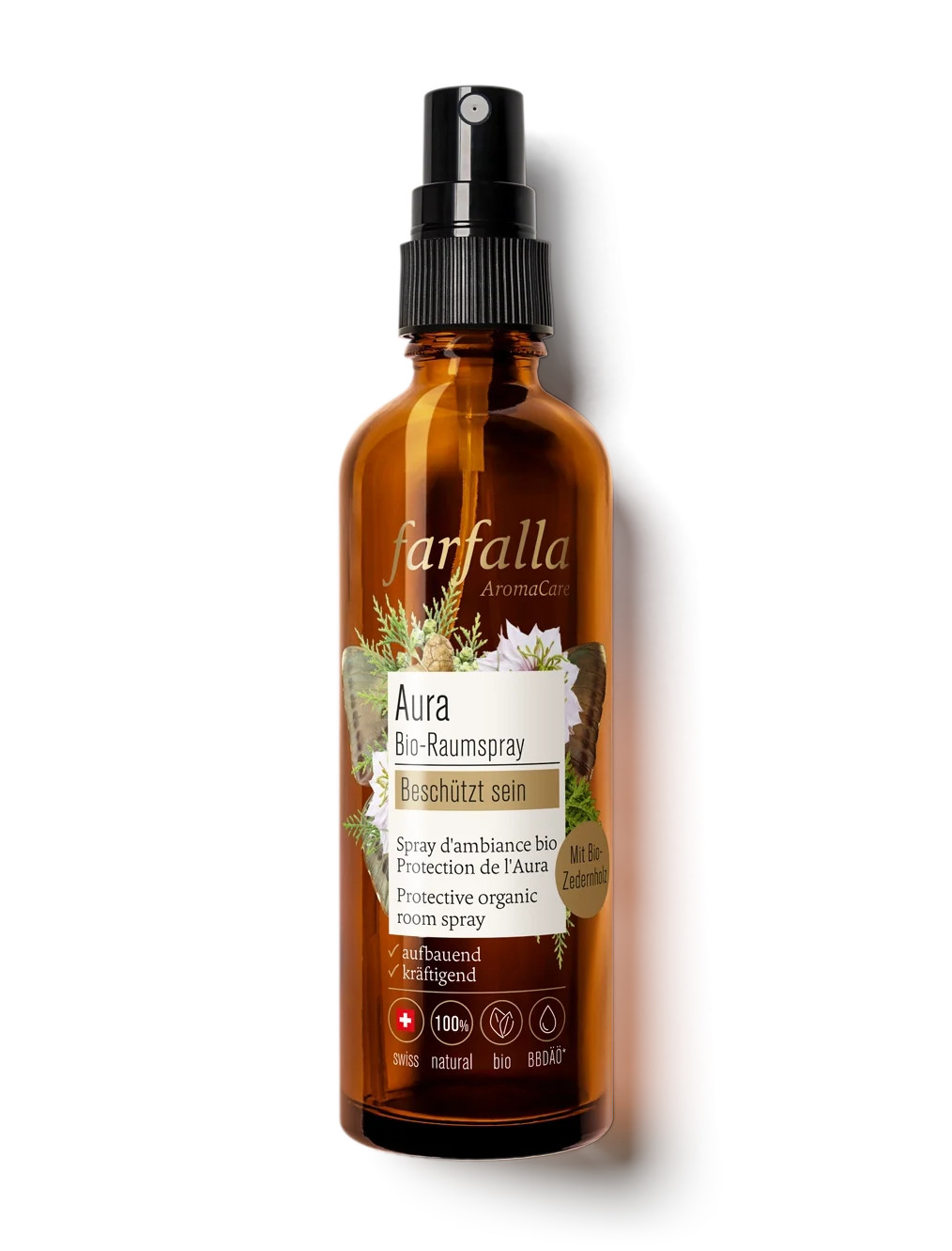 Farfalla beschützt sein Aura Schützender Bio-Raumspray 75ml