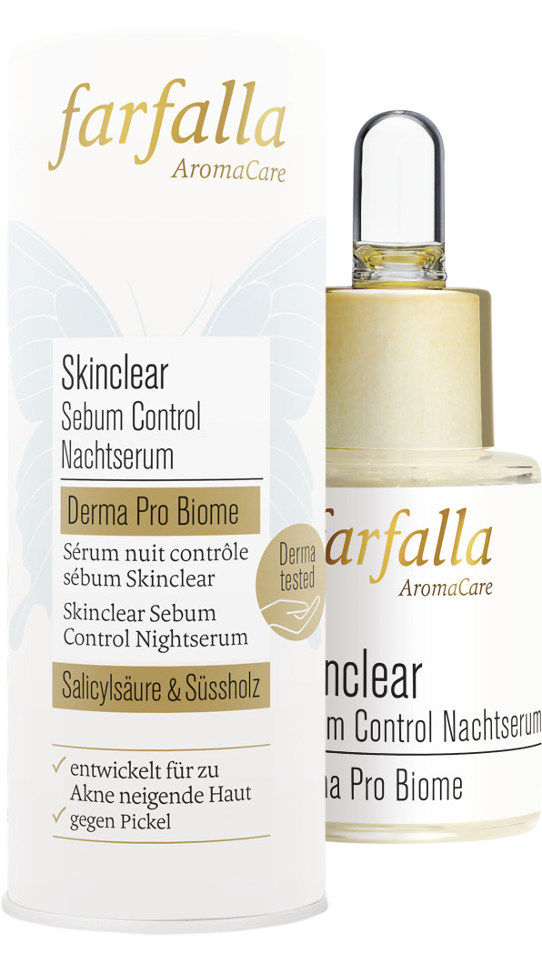 Farfalla Skinclear Sebum Control Nachtserum Derma Pro Biome 15ml Farfalla Skinclear Sebum Control Nachtserum Derma Pro Biome 15ml