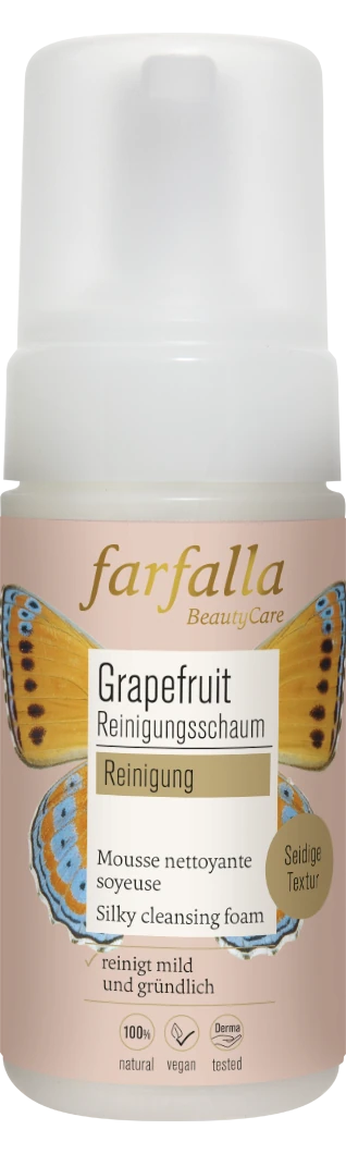 Farfalla Grapefruit Seidiger Reinigungsschaum 120 ml Farfalla Grapefruit Seidiger Reinigungsschaum 120 ml