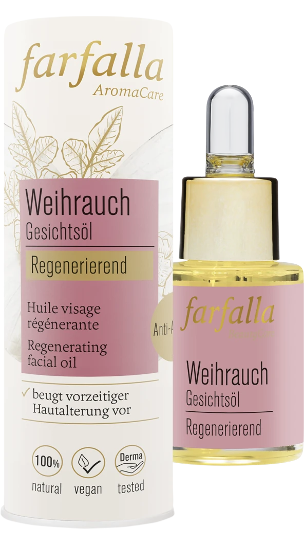 Farfalla Weihrauch Gesichtsöl 15 ml regenerierend Farfalla Weihrauch Gesichtsöl 15 ml regenerierend