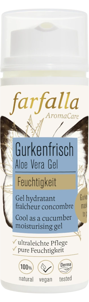 Farfalla Aloe Vera Gurkenfrisches Feuchtigkeitsgel 50ml Feuchtigkeit Farfalla Aloe Vera Gurkenfrisches Feuchtigkeitsgel 50ml Feuchtigkeit